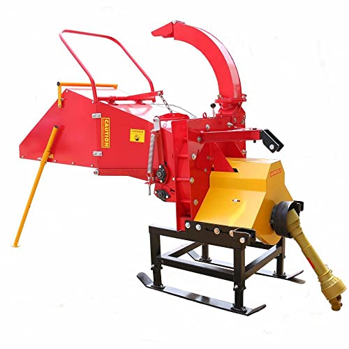 8" Pto Wood Chipper Tree Shredder 3 Point Farm Tractor Implement - With Auto Feed #TOP2