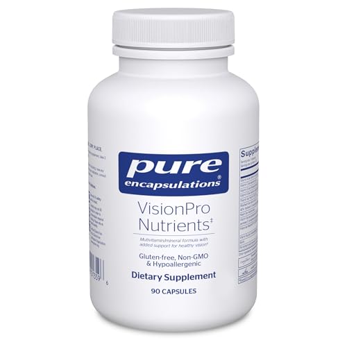 Pure Encapsulations VisionPro Nutrients | Hypoallergenic Multivitamin/Mineral Complex for Maintaining Healthy Vision | 90 Capsules