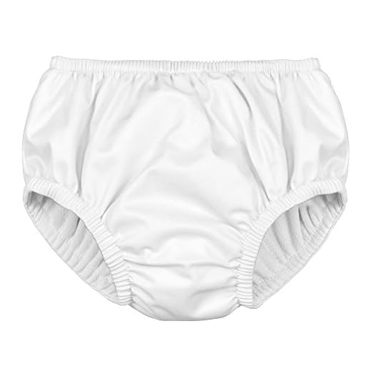i play. by green sprouts Pull-up Reusable Swim Diaper | No other diaper necessary, UPF 50+ protection,White,24 Monthss