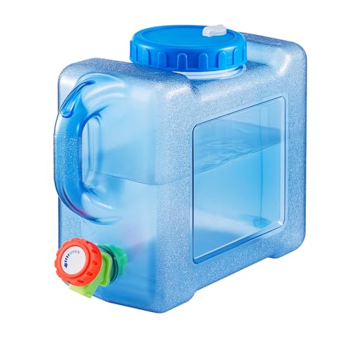 Trintion - Trintion Wasserkanister mit Hahn und Schraubdeckel Wasserbehälter Trinkwasser Behälter, Wassertank für Wandern Camping Picknick Wohnwagen (5L) - -15%