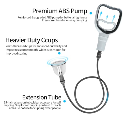 Image of Cupluw Cupping Kit for Massage Therapy - 32 Cups Professional Chinese Cupping Set with Magnetics, Vacuum Cupping Therapy Set for Cellulite Reduction Muscle Pain Relief with Manual Pump