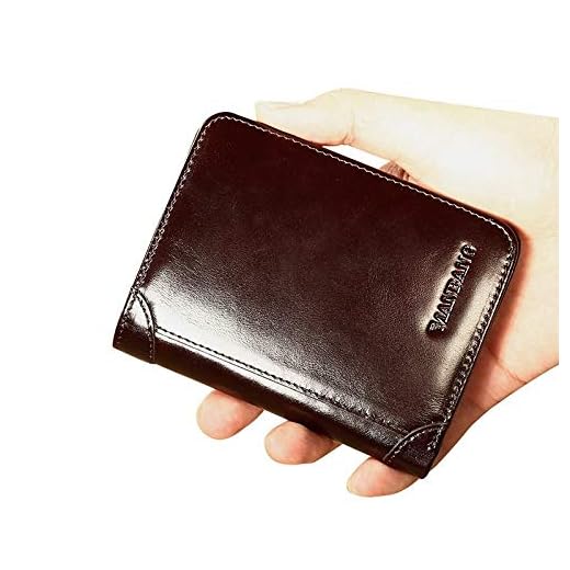 Carteira De Couro Marrom Masculina 100% Original
