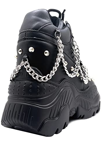 Anthony Wang X WTF Space Candy Problem Child Platform Sneakers - Black - Fashion Shoes Rave Festival Streetwear (Numeric_9)3
