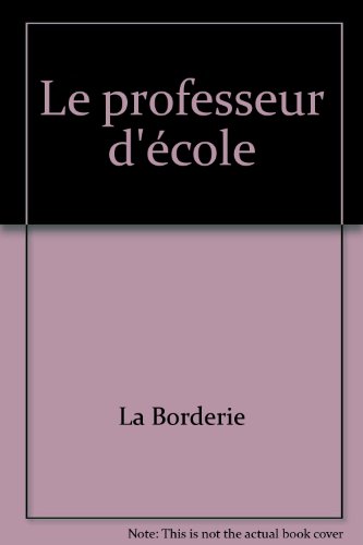 Le professeur d'école
