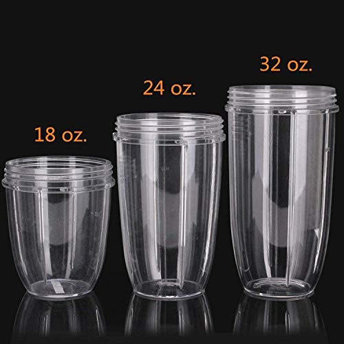Vaso alto Nutribullet 24 oz con anillo estándar miniatura 4