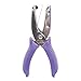 McGill 2" Reach Punchline Hole Punch, 1/4-Inch Heart, Chrome/Purple (MCG52100C)