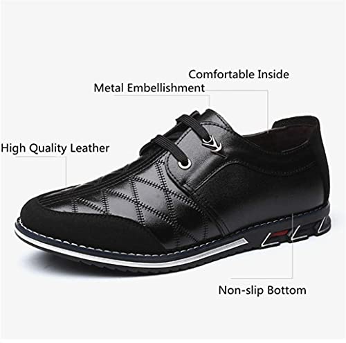 Mens Classic Business Driving Loafers Men Office Leather Sneakers Derby Penny Lightweight Comfortable Brogue Shoes3