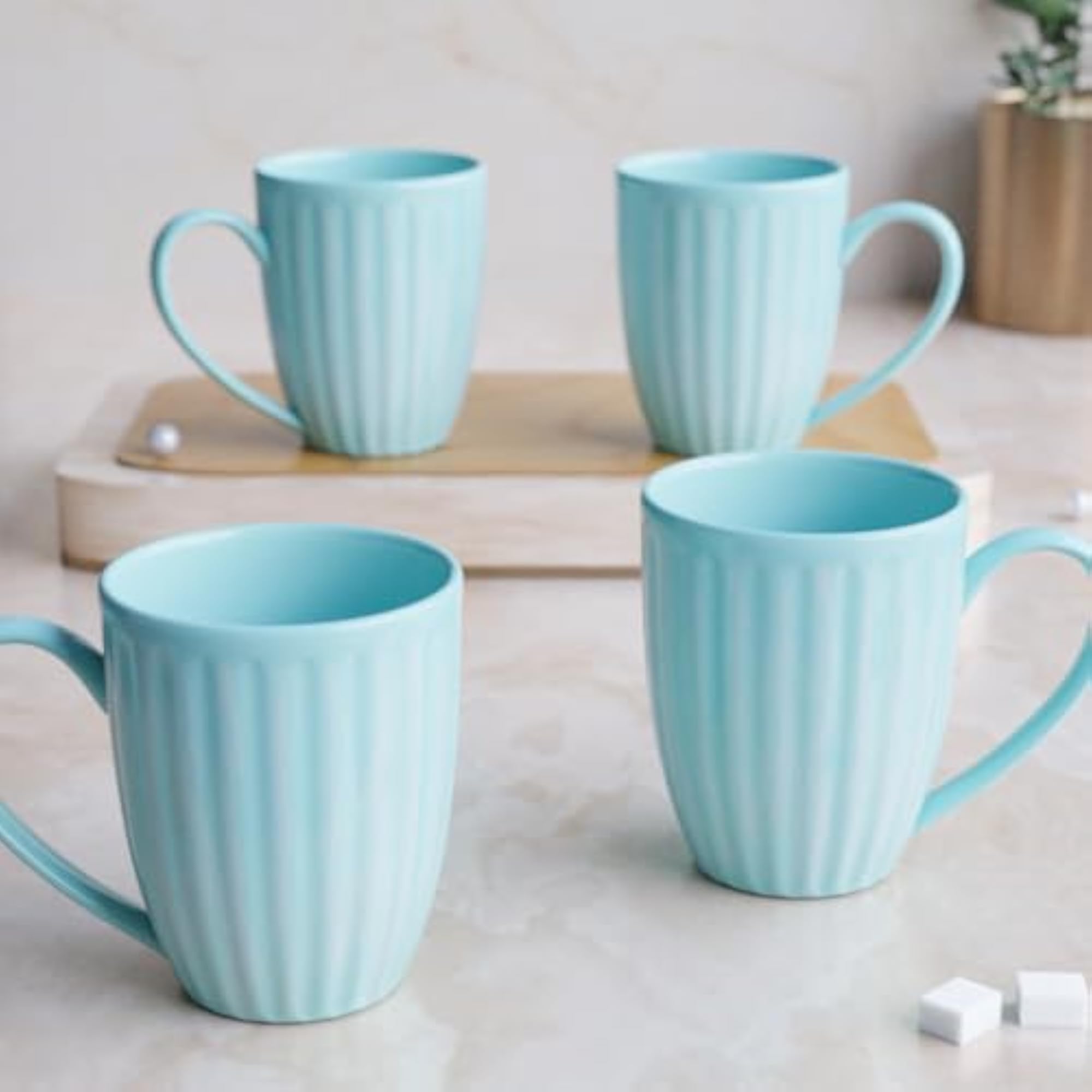 Store Pastel Glam SkyBlue Ceramic Coffee Mug, 300ML