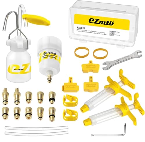 HQCM Kit de ventilación de Freno hidráulico de Disco para Bicicleta hidráulica, Juego de ventilación de Freno de Bicicleta para Shimano, Magura, Tektro, Campagnolo（2022STD）