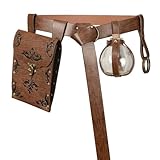 EpicCos Renaissance Belt Pouch Potion Bottle Skirt Clips, Medieval Costume Women Accessories for Ren Faire LARP Cosplay