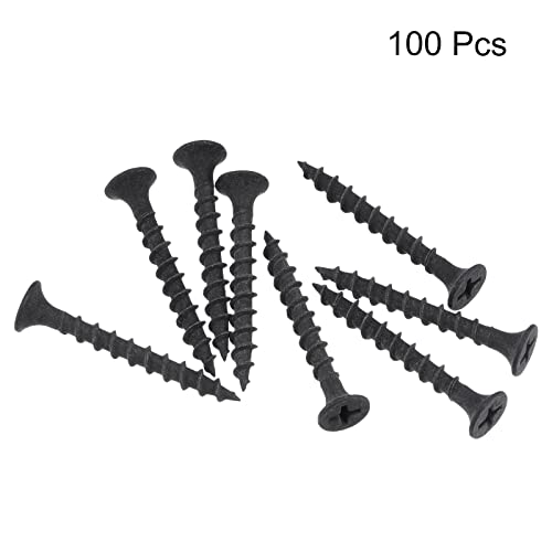 Tornillos para madera #8 x 3.49 cm Phillips cabeza plana 100 uds miniatura 3