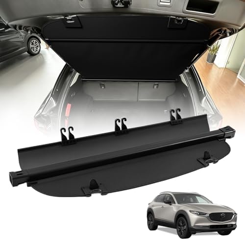 Noliven Retractable Cargo Cover for Mazda CX-5 Accessory, Waterproof 2017-2025 Trunk Cover Security Shield Shade, UV Resistant Rear Trunk Cover