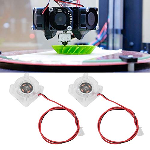 Ventilador Enfriador, Duradero, Resistente a los Impactos, Diseño único Y Elegante, Ventilador de Enfriamiento para Impresora 3D, Rendimiento Estable para Suministros Industriales(12V)