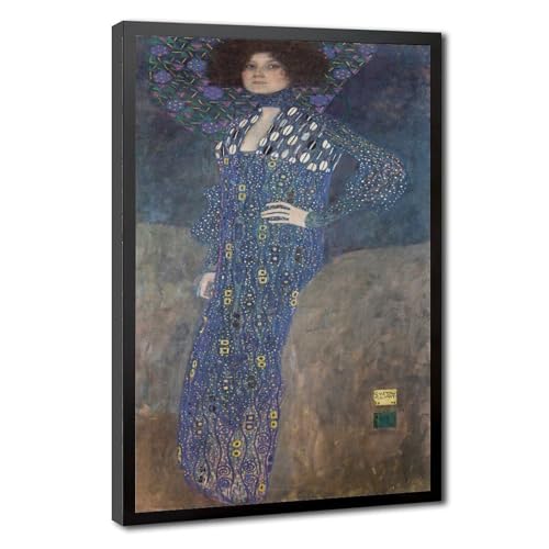 Impression sur toile Emilie Floge Klimt pour déco de bureau