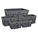 DII Vintage Grey Wire Basket Removable Fabric Liner Set of 5 Gray