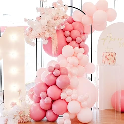 Image of Wokceer 7.2FT Arch Backdrop Stand Gold Metal Wedding Arch Backdrop Stand | Metal Backdrop Arch Stand Balloon Arch for Wedding Ceremony Birthday Party Bridal Baby Shower Photo Booth Backgound Decor
