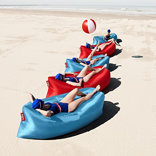 Fatboy Lamzac 3.0 Inflatable Sofa Lounger – No Pump Needed – Indoor & Outdoor Use – 200 x 90 x 50 cm - Himmelblau