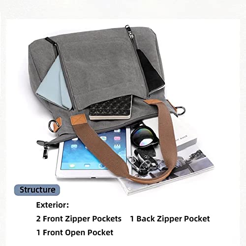 Canvas Handbag for Women Cloth Tote Shoulder Purses Hobo Casual Crossbody Bag Large Top Handle Shopper Bag3