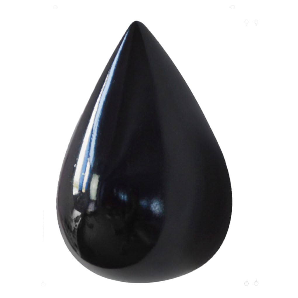 WOVEBIUS Wall Mounted Hook Water Drop Home Dorm Kitchen Bedroom Bathroom Hanging Clothes Hat Belt Handbag Hanger Decoration Black L