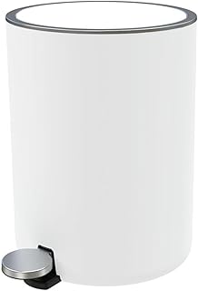 Primanova Lenox 5 Lt Pedallı Çöp Kovası Beyaz