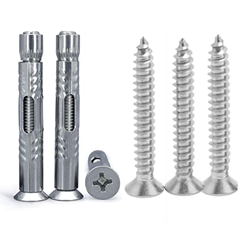 Funnans PM003-1 Flagpole Holder Hardware 1Set-3 Anchores And 3 Wood Screws