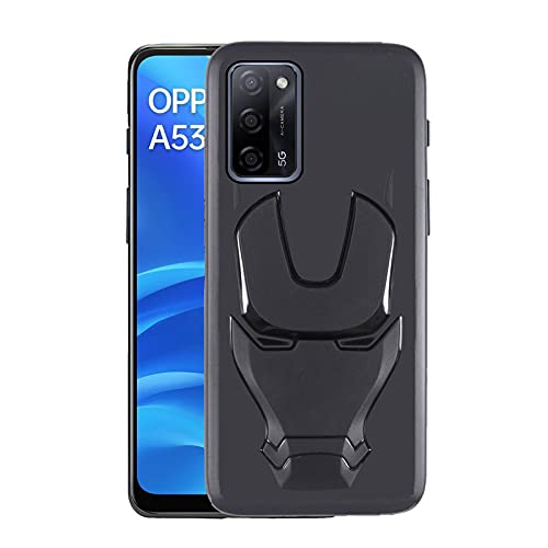 VIDO 3D Iron Man Back Case Cover | 360 Degree Protection | Shock Proof | Screen & Camera Protection | Soft Silicon Rubberised Back Cover for Oppo A53s 5G (B097LF8KG9) Amazon Price History, Amazon Price Tracker