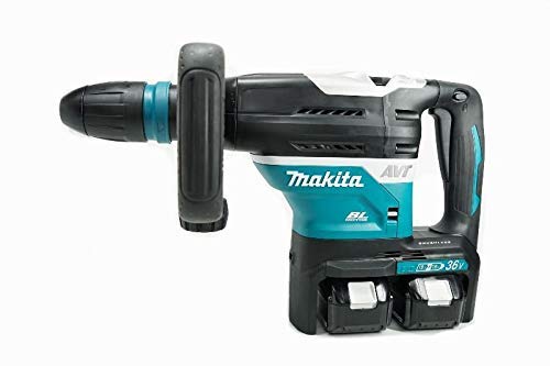 Makita DHR400PT2U DHR400PT2U-Kombihammer BL 18 Vx2 LXT 40 mm SDS-MAX 5 Ah 2 bat. AVT AWS, 12 V, Schwarz