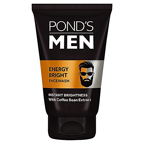 Image of POND'S Gold Beauty Gold Cleansing Face Wash, 24K Pure Gold, 100 g & POND'S Men's Energy Bright Face Wash Coffee Beans Bright Skin, 100g