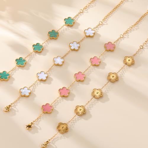 Save on 14K Gold Four-Leaf Clover Bracelet - Use Code 7YH95GL3