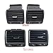 Dashboard Air Conditioning Left Right AC Outlet Air Vent/Fit For VW Golf 5 GTI Jetta 2006-2011 MK5 R32 Rabbit 1K0819709 1K0819710(Black Left)