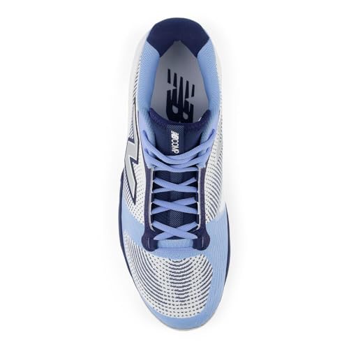 New Balance New Balance Men's FuelCell Comp V4 Baseball Shoe, Sky Blue/White/Team Navy, 13 M