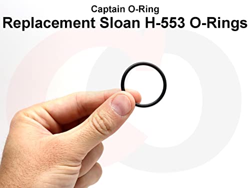 Captain O-Ring Replacement H-553/5308696 / P6000-C31 / A912809-0070A Orings For Zurn, Sloan, Royal/Regal, American Standard Flushometer Valve Tailpiece (6 Pack) #TOP3