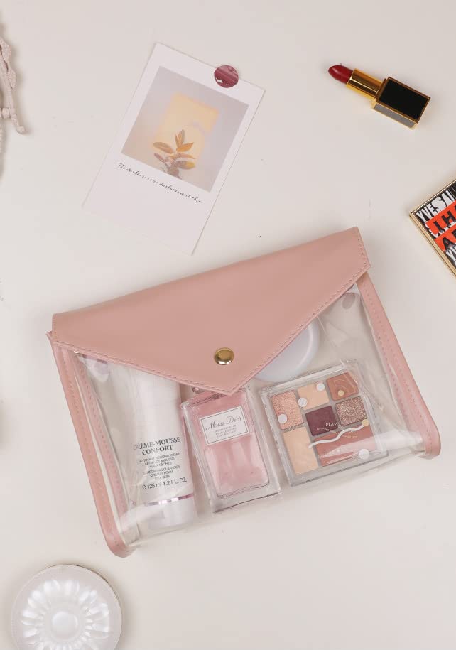 Miniatura 6 de Bolsa de maquillaje estética, pequeña bolsa de cosméticos para mujeres, bolsa de maquillaje de viaje, bolsa de aseo (C-negro)