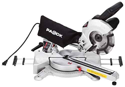 パオック(PAOCK) スライド丸ノコ 木材 切断 刃径190mm 本体 シルバー SMS-190T