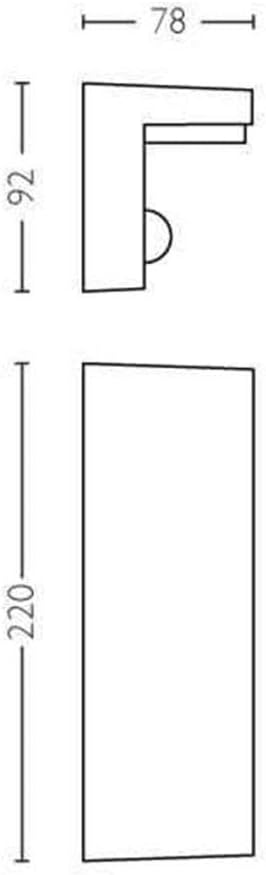 Philips Philips Bustan Wandlamp voor Buiten met Sensor - Antraciet - 4.5 W - Warmwit Licht - Eenvoudige installatie photo 3