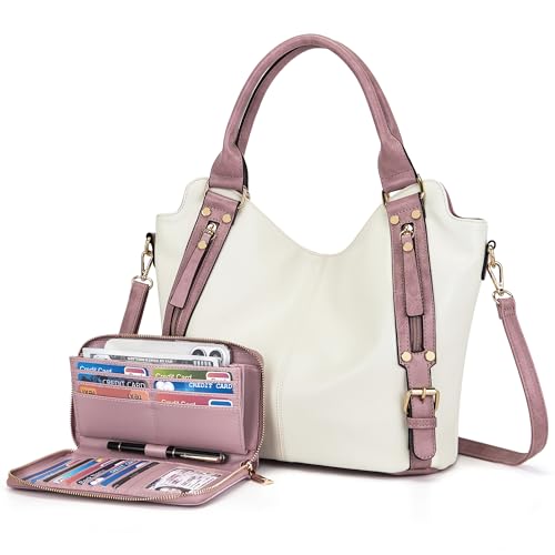 Image of Crossbody Bags for Women Large Hobo Purse Shoulder Handbag Wallet Set 2PCS | Soft PU Leather,Total 9 Pockets,Large Capacity,with a Spacious Functional Wallet,Detachable Shoulder Strap,Stylish Design