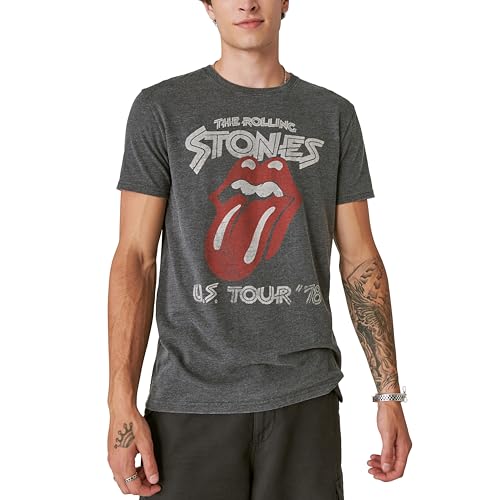 Lucky Brand T-Shirt Rolling Stones pour Homme T-Shirt Rolling Stones pour Homme Homme - Les Beatles, Paul McCartney, John Lennon, RIngo Starr, George Harrison Lucky Brand T-Shirt Rolling Stones pour Homme T-Shirt Rolling Stones pour Homme Homme