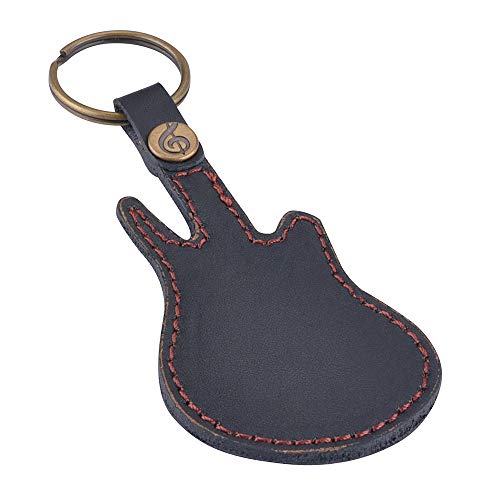 Étui en cuir pour médiators de guitare avec 5 médiators Guitar Pick Case-Black - Les Beatles, Paul McCartney, John Lennon, RIngo Starr, George Harrison Étui en cuir pour médiators de guitare avec 5 médiators Guitar Pick Case-Black – Image 3