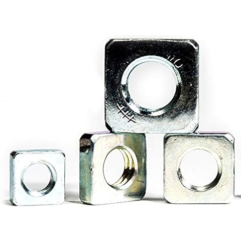 M3 Square Thin Nuts Zinc Plated Steel Pack Cover