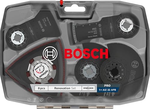 Lames Bosch Professional outil multifonction coffret 8 pièces bois métal
