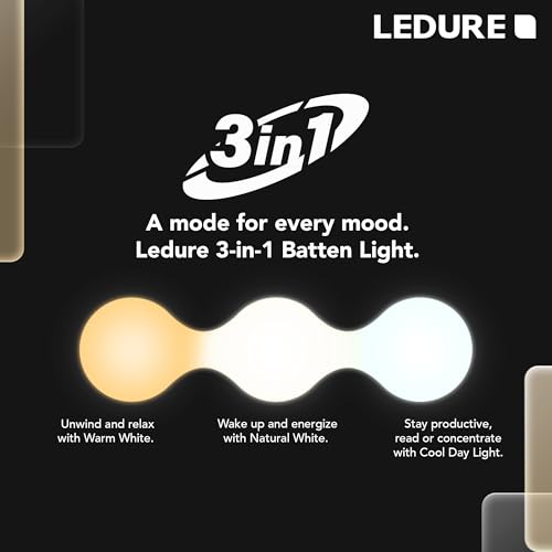 Image of LEDURE Flash Comet 20W LED Batten 4 Feet | Pack of 20 | Tiranga Decorative Tubelight for Independence Day & Republic Day Decorations, Home, Shop, Office & Event Lighting