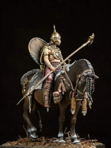 Cavalier guerrier celte en résine 1/24, kit de miniature à assembler