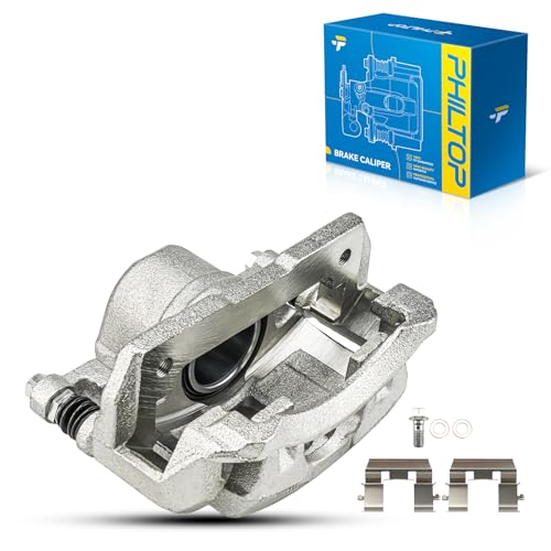 Image of PHILTOP Brake Caliper Front Right Compatible with 2003-2007 Honda Accord, 19-B2669