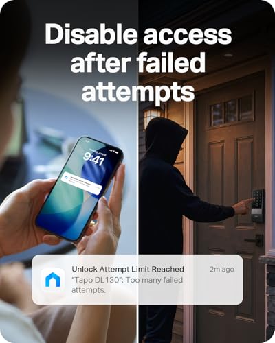 Image of Tapo Smart Door Lock Wi-Fi Deadbolt, Palm & Fingerprint Recognition, DL130