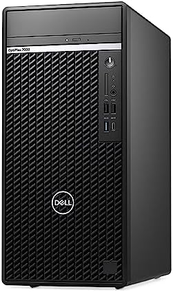 Dell OptiPlex 7080 Gaming Desktop Mini Tower, Intel Core i7-10700 Processor, 64GB RAM, 2TB PCIe SSD, NVIDIA GeForce GTX 1660, Windows 11 Pro, Black
