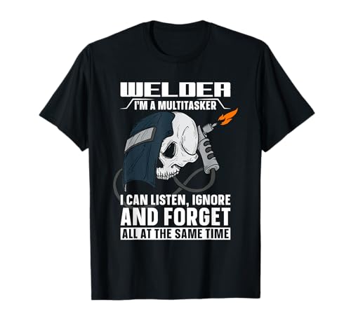Schweißer Ich bin ein Multitasker-Schweißer Cool Welding Dads Welder T-Shirt