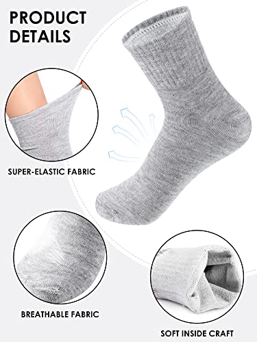 Image of Tarpop 100 Pairs Bulk Mens Socks Moisture Wicking Casual Sports Ankle Socks for Homeless Unisex Adult Men Women
