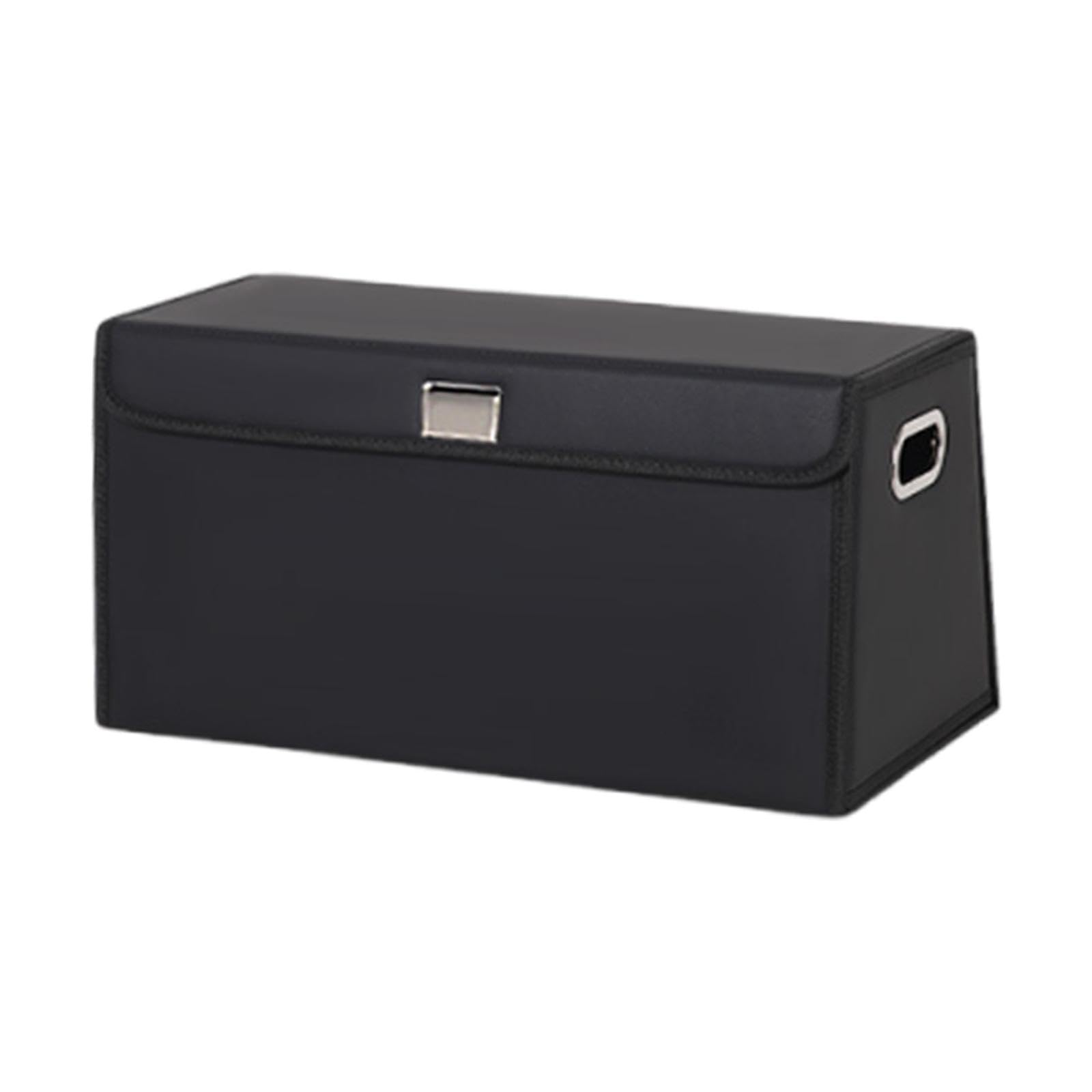 Organizzatore per Bagagliaio Auto, Contenitore Pieghevole per, Scatola Portaoggetti per Bagagliaio Auto, Nero M