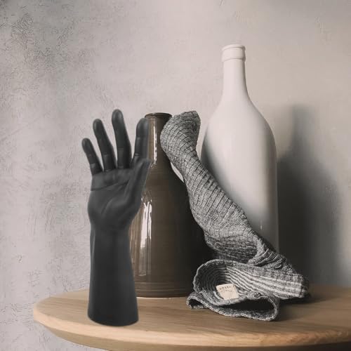 ABOOFAN Herren-Handhalter, Vinyl, 30,5 x 5,6 cm, Ringhalterung und Uhr, rechte Hand, leicht, stabil, für Schmuck, Haus und Geschäft