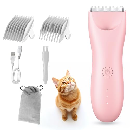 Grimgrow Dog Clippers Pet Grooming Kit, Low Noise Dog Hair Trimme...